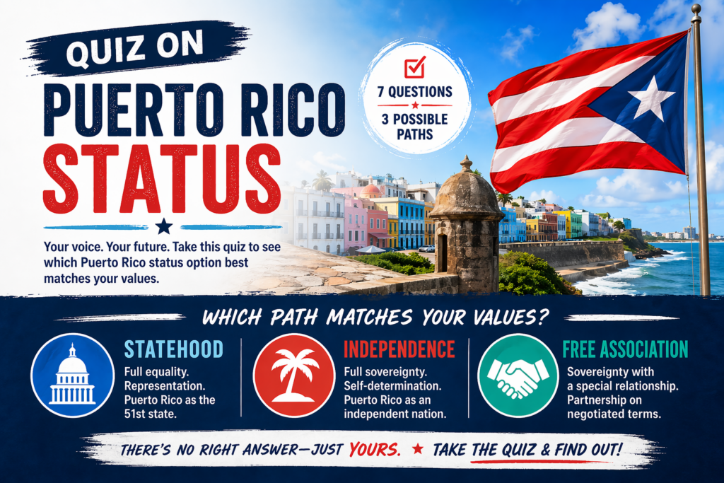 Take the Quiz on Puerto Rico Status: Which Option Matches Your Values?