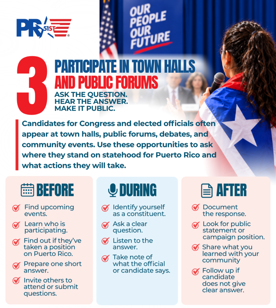 how to participate in town halls